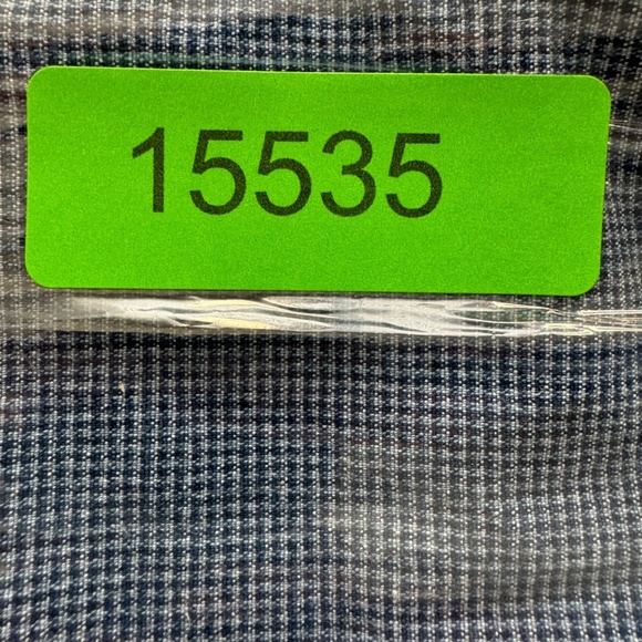 FDJ French Dressing Jeanswear Women's Chino Micro Check Pants Blue 14 Cropped - Picture 12 of 12